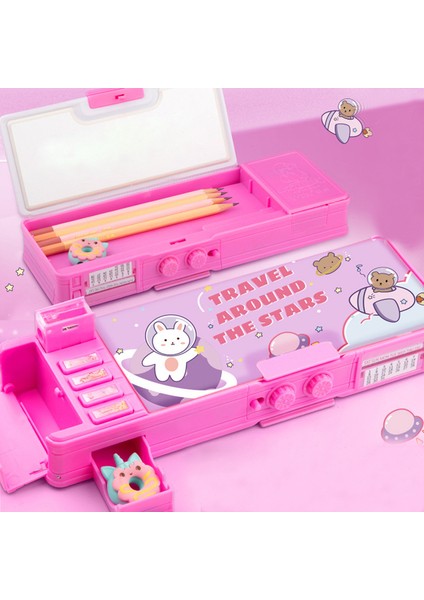 Kalem Kutusu Kalem Kutusu Şifre Çok Fonksiyonlu Malzeme Escolar Kawaii Sevimli Kutu Kırtasiye Okul Malzemeleri Etui Kalemlik Estuche Kalem Kutusu (Yurt Dışından)