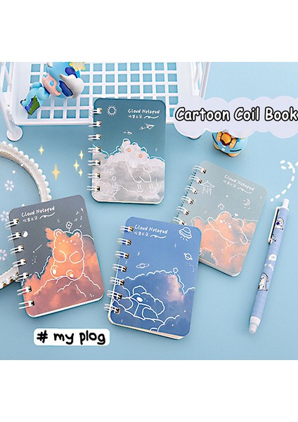 Bulutlar Rastgele 3 Kitap 1/2/3 Rastgele Kawaii Kitap Seti A7 Küçük Not Defteri Bobin Defter 80 Sayfa Öğrenciler Için Sevimli Kore Kırtasiye Okul Malzemeleri Toplayın (Yurt Dışından) modelleri