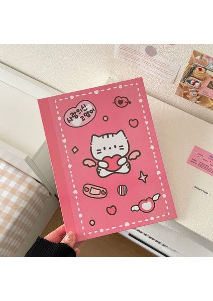 Sadece Kedi Kapağı Sharkbang Tasarlanmış A5 Bağlayıcı Sert Kapak Halkası Kitap Dergisi Yedekleri Toplayın Kedi Köpek Kawaii Bandaj Kartpostallar Etiket Organizatör (Yurt Dışından)