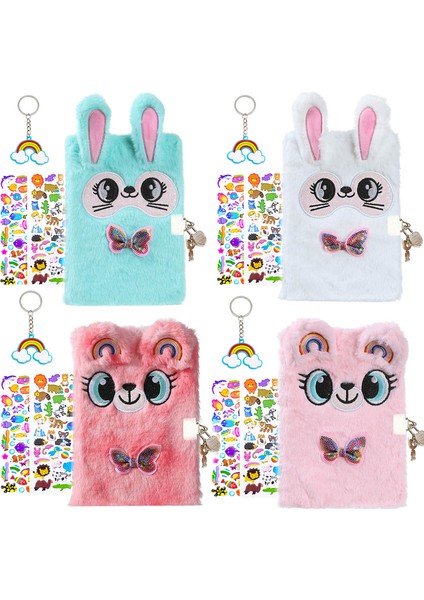 Unicorn 1 A5 Peluş Çocuk Kilitli Günlüğü Kawaii Dizüstü Kilitlenebilir Tavşan Unicorn Not Defteri Gündem Dergisi Günlük Not Defteri Organizatör Çocuk Hediye (Yurt Dışından) fiyatları