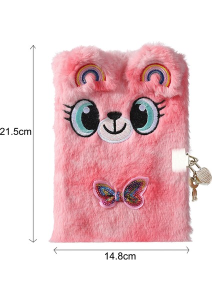 Unicorn 1 A5 Peluş Çocuk Kilitli Günlüğü Kawaii Dizüstü Kilitlenebilir Tavşan Unicorn Not Defteri Gündem Dergisi Günlük Not Defteri Organizatör Çocuk Hediye (Yurt Dışından) modelleri