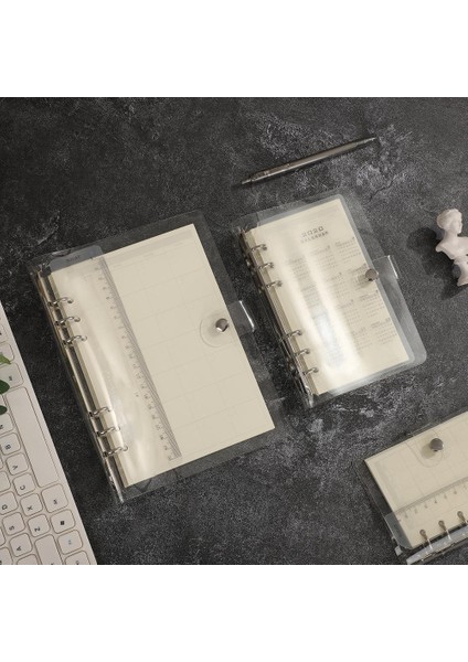 Pembe A7 Şeffaf Gevşek Yaprak Bağlayıcı Gevşek Kayış Gevşek Yaprak Iç Çekirdek A6 A7 Not Defteri Günlüğü A5 Planlayıcısı Ofis Malzemeleri (Yurt Dışından) fiyatları