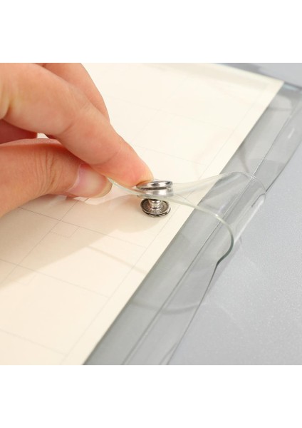 Pembe A7 Şeffaf Gevşek Yaprak Bağlayıcı Gevşek Kayış Gevşek Yaprak Iç Çekirdek A6 A7 Not Defteri Günlüğü A5 Planlayıcısı Ofis Malzemeleri (Yurt Dışından) fırsatları