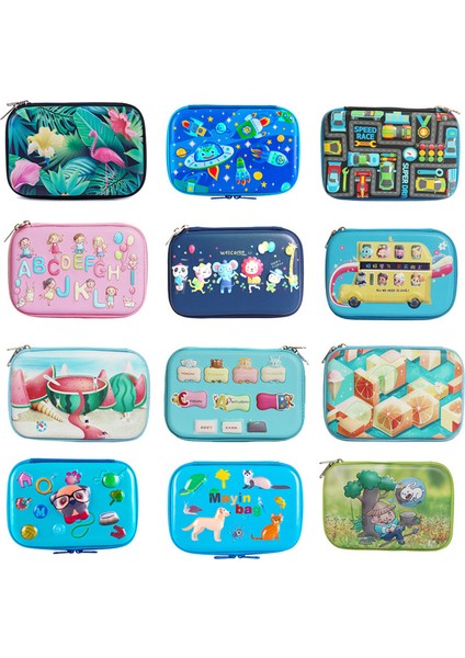 Stil 8 Tek Boynuzlu At Kalem Kutusu Flamingo Estojo Escolar Kawaii Okul Malzemeleri Sevimli Russe Scolaire Stylo Estuches Kalem Kutusu Kalem Kutusu (Yurt Dışından)