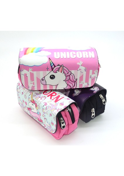 B Kalem Kutusu Estuche Escolar Trousse Scolaire Okul Kalem Kutusu Kalem Kutusu Estuches Para El Colegio Sevimli Unicorn Kawaii Çanta (Yurt Dışından) fiyatları