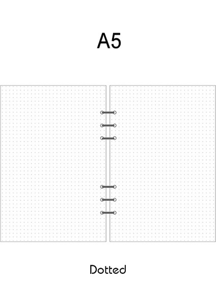 A5 Noktalı Pp A5 A6 A7 Spiral Defter Kapağı Şeffaf Mat Bağlayıcı Kapak Günlüğü Planlayıcısı Kağıt Öğrencileri Kitap Defterleri Kapak 45 Sayfa (Yurt Dışından)