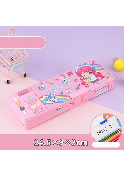 Şifreli Kilit Astronot Kalem Kutusu Deformasyon Kalem Kutusu Trousse Kalemlik Çift Taraflı Kalem Kutusu Estuche Escolar Kawaii Kırtasiye Kalem Kutusu (Yurt Dışından)