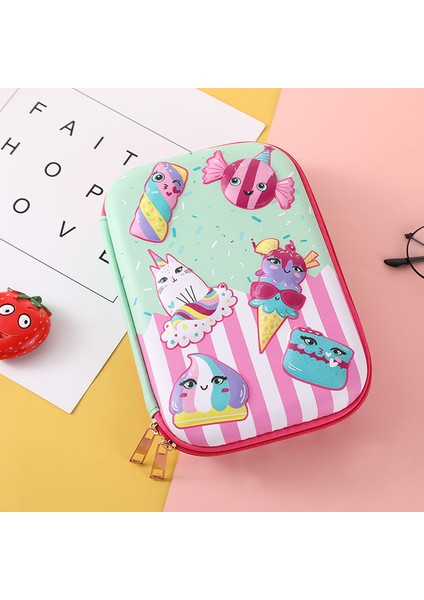 F Kawaii Kalem Kutuları Büyük Kapasiteli Pembe Kalem Kutusu Için Sevimli Okul Pennen Zak Plumier Scolaire Fille Estojo Escola Tavşan Kalem Kutusu (Yurt Dışından)