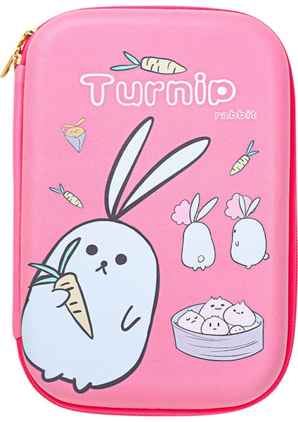 F Kawaii Kalem Kutuları Büyük Kapasiteli Pembe Kalem Kutusu Için Sevimli Okul Pennen Zak Plumier Scolaire Fille Estojo Escola Tavşan Kalem Kutusu (Yurt Dışından)