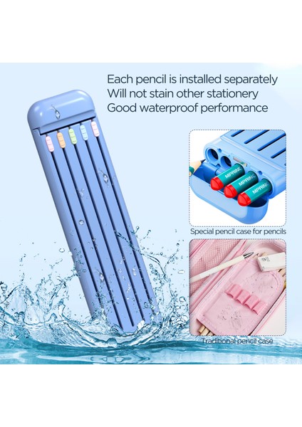 Mor Yeni Stil 8'i 1 Arada 5 Kalem, 1 Silgi ve 1 Cetvel Içeren Küçük Kalem Kutusu Okul Hediyeleri Veya Doğum Günü Hediyeleri Olarak Çocuklar Için Uygundur (Yurt Dışından) fırsatları