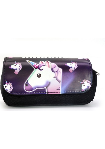 E Kalem Kutusu Estuche Escolar Trousse Scolaire Okul Kalem Kutusu Kalem Kutusu Estuches Para El Colegio Sevimli Unicorn Kawaii Çanta (Yurt Dışından)