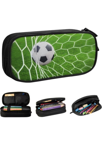 Stil 4 Kawaii Futbol Gol Kalem Kutusu Boys Kızlar Için Büyük Depolama Futbol Spor Kalem Çantası Okul Malzemeleri (Yurt Dışından) modelleri