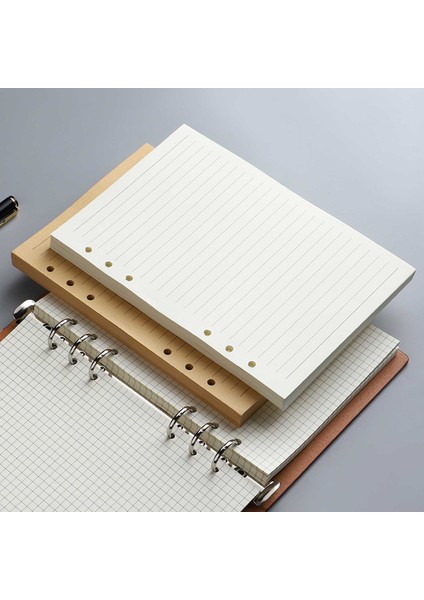 A5 Hattı 45 Sayfa A5 A6 A7 Gevşek Yaprak Defter Dolum Spiral Ciltleyici Iç Sayfa Hattı Boş Zanaat Izgara Iç Kağıt Kırtasiye (Yurt Dışından) fiyatları