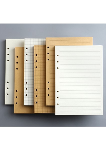 A5 Hattı 45 Sayfa A5 A6 A7 Gevşek Yaprak Defter Dolum Spiral Ciltleyici Iç Sayfa Hattı Boş Zanaat Izgara Iç Kağıt Kırtasiye (Yurt Dışından) modelleri