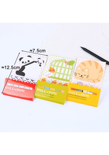 Stil 1 1 Adet Sevimli Kedi Panda N Kere Yapışkan Notlar Not Defteri Kağıt Etiket Not Defteri Hediye Ofis Kırtasiye Escolar (Yurt Dışından) modelleri