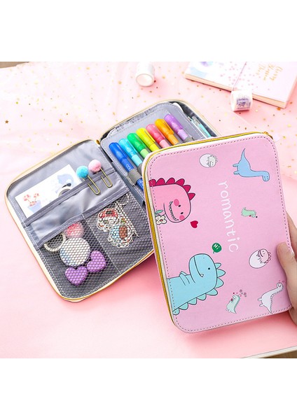 Stil 6 Unicorn Kalem Kutusu Dinozor Estuche Escolar Pu Sevimli Trousse Scolaire Stylo Estuches Okul Malzemeleri Papeleria Kalem Kutusu (Yurt Dışından)