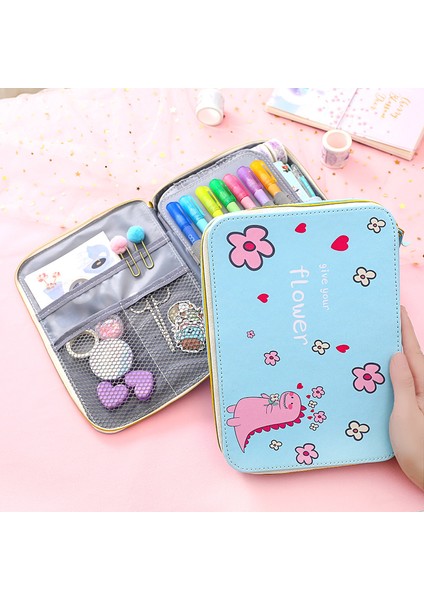 Stil 6 Unicorn Kalem Kutusu Dinozor Estuche Escolar Pu Sevimli Trousse Scolaire Stylo Estuches Okul Malzemeleri Papeleria Kalem Kutusu (Yurt Dışından) modelleri