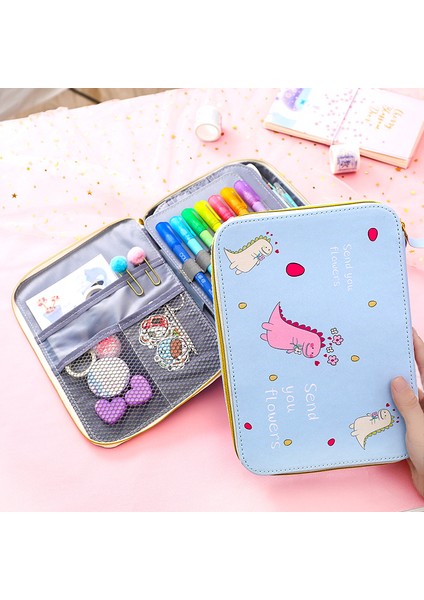 Stil 6 Unicorn Kalem Kutusu Dinozor Estuche Escolar Pu Sevimli Trousse Scolaire Stylo Estuches Okul Malzemeleri Papeleria Kalem Kutusu (Yurt Dışından) indirimleri