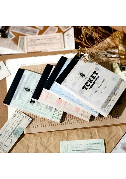 Bir Shanbu 50 Sayfa Koleksiyonu Bilet Vintage Not Defteri Yırtılabilir Kağıt Deco Scrapbooking Dıy Arka Plan Retro Not Defteri Okul Kaynağı (Yurt Dışından) fiyatları