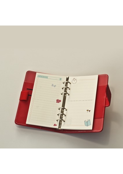 Dizin Sayfası A6 40SAYFA Siyah A5 A6 6 Delikli Gevşek Yaprak Yedek Iç Sayfa Renkli Iç Sayfa Çizgisi Izgarası Boş Haftalık Iç Kağıt Kırtasiye (Yurt Dışından) modelleri