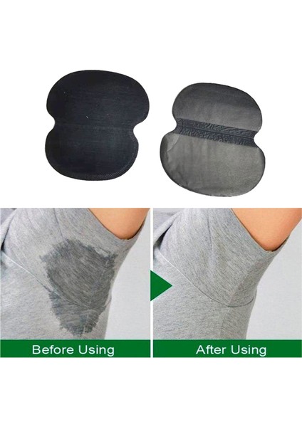 80 Adet (40 Torba) 50-500 Adet Siyah Tek Kullanımlık Koltuk Altı Gömlek Elbise Terlemeyi Önleyici Ter Pedlerinden Koruma Deodorant Koltukaltı Emici Pedler (Yurt Dışından)
