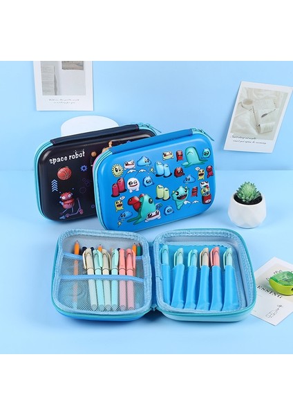 Stil 9 Sevimli Kalem Kutusu Kore Kırtasiye Kalem Kutusu Kalemlik Büyük Kapasiteli Kalem Kutusu 3D Trousse Unicorn Okul Malzemeleri Kalem Kutusu (Yurt Dışından)