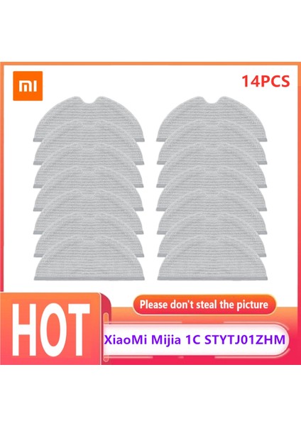 4 Adet Xiaomi Mijia 1c STYTJ01ZHM Robotlu Süpürge Parçaları Yeni Kuru Islak Paspas Bezleri Paçavra Paspas Pedleri Aksesuarların Değiştirilmesi (Yurt Dışından)