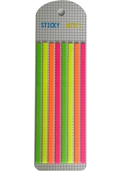B-Macaron 1 160 Adet Paket Başına Not Yapışkan Renkli Ince Yer Işareti Dıy Uzun Şerit Endeksi Yarı Saydam Etiket Floresan Macaron Kırtasiye (Yurt Dışından)