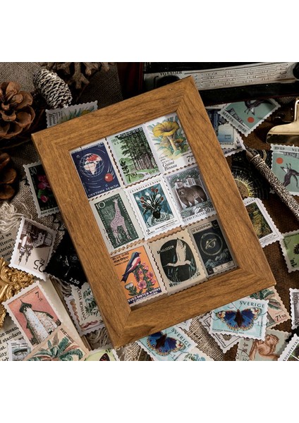 Orman Hikayesi 46 Adet/paket Kırtasiye Çıkartmalar Vintage Damga Sızdırmazlık Etiket Seyahat Çıkartmaları Süslemeleri Scrapbooking Günlüğü Albümleri Bullet Journa (Yurt Dışından)