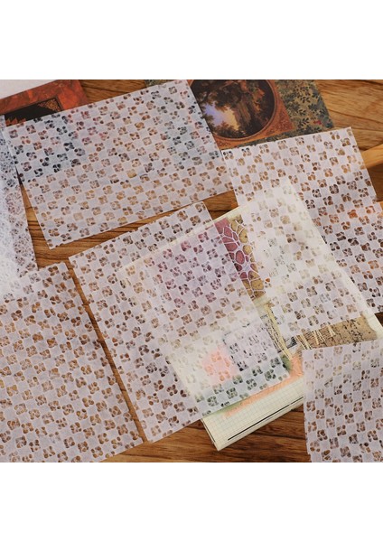 Scz-Zbgblk-01 20 Yaprak Beyaz Düşen Su Kağıdı Ince A5 Içi Boş Sanat Kağıdı Yaratıcı Dıy Kolaj Scrapbooking Dekor Malzemesi Kağıt Kırtasiye (Yurt Dışından) modelleri