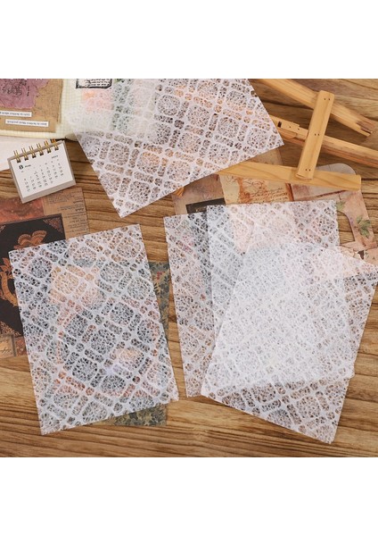 Scz-Zbgblk-01 20 Yaprak Beyaz Düşen Su Kağıdı Ince A5 Içi Boş Sanat Kağıdı Yaratıcı Dıy Kolaj Scrapbooking Dekor Malzemesi Kağıt Kırtasiye (Yurt Dışından) fırsatları