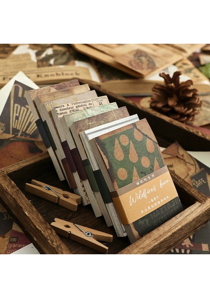 C Journamm 60 Adet/paket Ins Malzemeleri Mini Kitap Dıy Scrapbooking Dekor Önemsiz Dergisi Kolaj Fotoğraf Albümü Kırtasiye Zanaat Not Kağıdı (Yurt Dışından) fiyatları
