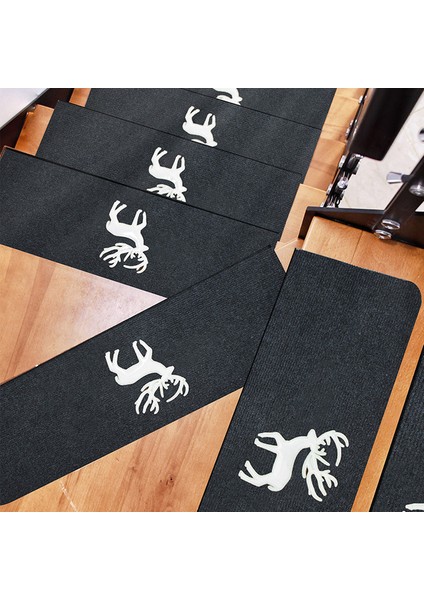 Stil 4 1PCS(70X22X4.5CM) 1/5/10/14PCS Aydınlık Yumuşak Merdiven Basamağı Pedleri Çeşitli Desen Kendinden Yapışkanlı Kaymaz Emici Merdiven Halı Pedi Koruma Pedi (Yurt Dışından)