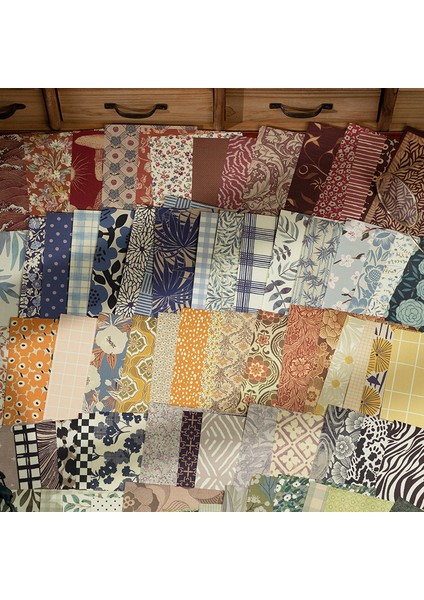 Stil 4 60 Adet Vintage Koleksiyon Defteri Kağıdı Çiçek Dekoratif Kağıt Retro Günlük Kaydı Kağıt Levha Kraft El Işi Kağıdı Scrapbooking Günlüğü Projesi Için (Yurt Dışından) fiyatları
