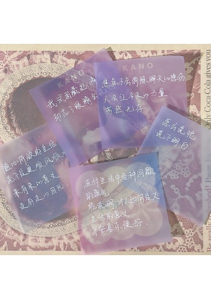 Pembe 50 Yaprak Yaratıcı Şeffaf Bloknot Yayınlandı Yapışkan Notlar Sülfürik Asit Kağıt Not Defteri Okul Malzemeleri Kawaii Kırtasiye (Yurt Dışından) fiyatları