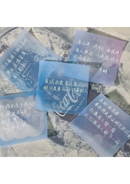 Pembe 50 Yaprak Yaratıcı Şeffaf Bloknot Yayınlandı Yapışkan Notlar Sülfürik Asit Kağıt Not Defteri Okul Malzemeleri Kawaii Kırtasiye (Yurt Dışından) indirimleri