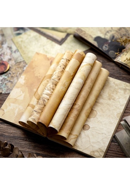 Stil 3 100 Adet Retro Floarl Vintage Mektup Arka Plan Malzemesi Kağıt Dekor Scrapbooking Dergiler Kolaj Bloknot Kırtasiye Tedarik (Yurt Dışından)