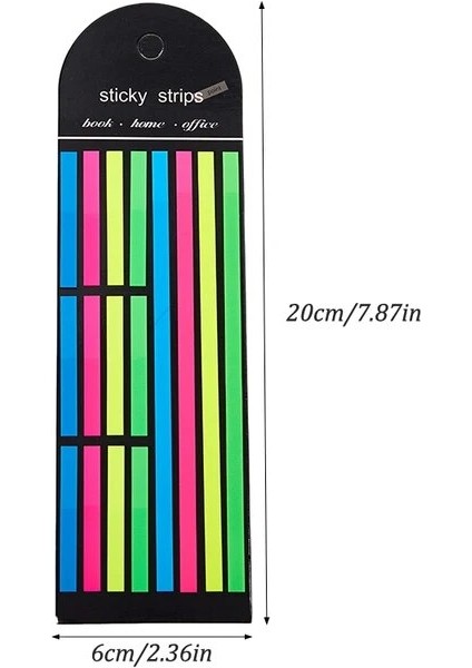 320 20X6CM 100/160/320PCS Renkli Çıkartmalar Şeffaf Floresan Endeksi Sekmeler Bayraklar Yapışkan Not Kırtasiye Çocuk Hediyeler Kırtasiye Okuma (Yurt Dışından)