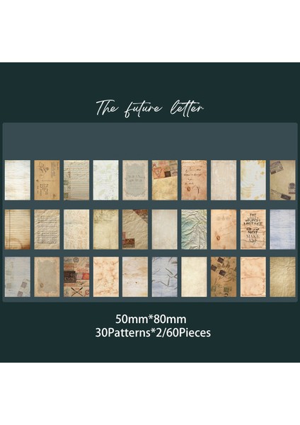 Bir Journamm 60 Adet/paket Ins Malzemeleri Mini Kitap Dıy Scrapbooking Dekor Önemsiz Dergisi Kolaj Fotoğraf Albümü Kırtasiye Zanaat Not Kağıdı (Yurt Dışından)