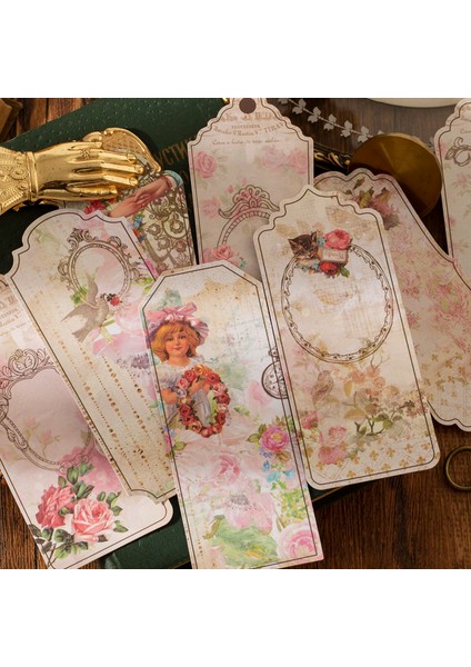 F Harfi Paket Başına 20 Sayfa Şekilli Yer Imi Kolaj Kartı Melek Mektubu El Kitabı Dekoratif Kolaj Malzemesi Karalama Defteri Çiçekler Malzemeleri (Yurt Dışından) fırsatları