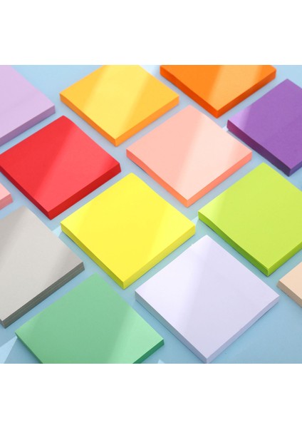 Green1 100 Sayfa 76*76MM Boyutu Renkli Kağıt Bloknot Yapışkan Notlar Yer Işareti Işaretleyici Etiket Ofis Okul Malzemeleri (Yurt Dışından) fırsatları