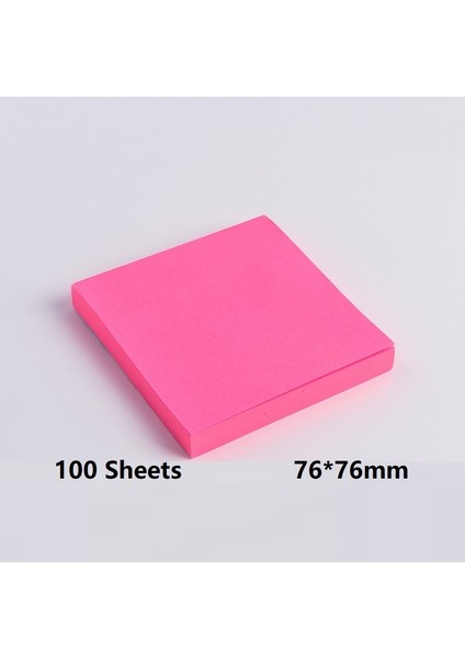 Green1 100 Sayfa 76*76MM Boyutu Renkli Kağıt Bloknot Yapışkan Notlar Yer Işareti Işaretleyici Etiket Ofis Okul Malzemeleri (Yurt Dışından) indirimleri