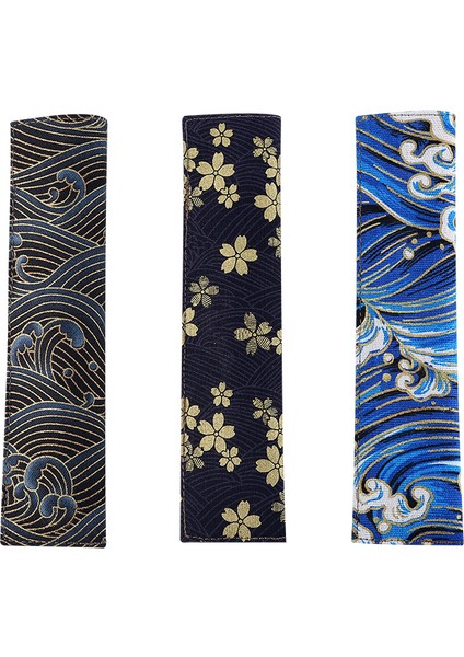 Okyanus Dalgası 1 Adet El Yapımı Pamuk Kalem Kutusu Tek Dolma Kalem Çantası Retro Iş Imza Çin Tarzı Baskı Desen Ideal Hediye (Yurt Dışından) modelleri