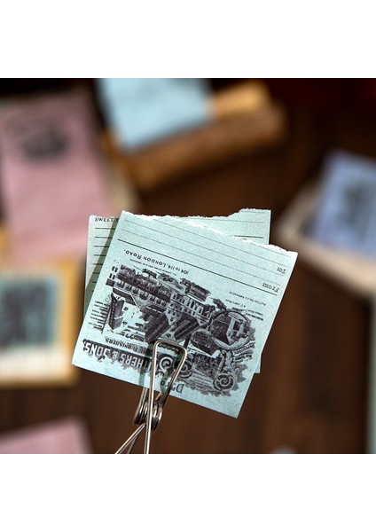 E Yoofun 50 Yaprak Retro Koleksiyonu Bloknot Vintage Tarzı Notlar Mesaj Pad Malzeme Kağıt Okul Ofis Malzemeleri Kırtasiye (Yurt Dışından)