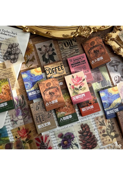 D Journamm 50 Adet/paket Turnusol Kağıdı Malzemeleri Mini Kitap Yaratıcı Kırtasiye Malzemeleri Deco Önemsiz Dergisi Dıy Scrapbooking Kraft El Işi Kağıdı (Yurt Dışından) fiyatları