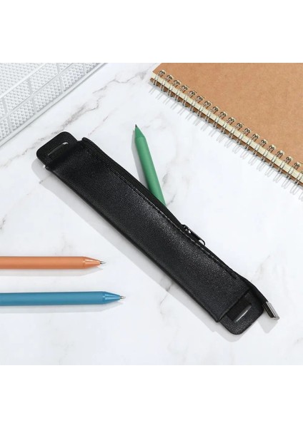 Sarı Lüks Pu Deri Elastik Toka Kalem Kutusu Kitap Dizüstü Kalem Çantası Ofis Toplantısı Için Dokunmatik Ekran Kalemi Kapağı Kolay Taşıma Yeni (Yurt Dışından) indirimleri