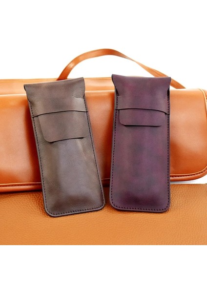 Bordo 1 Adet Pu Deri Kalem Çantası, Dolma Kalem Kutusu Tutucu, Seyahat Journalback Okula Vintage Retro Tarzı Aksesuarları (Yurt Dışından) fiyatları