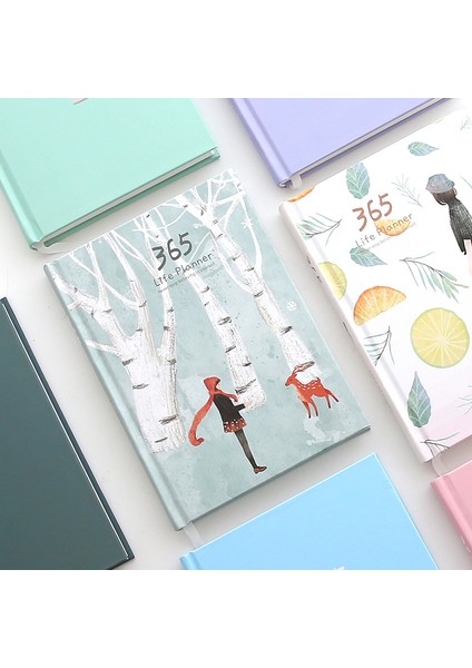 Stil 4 A5 365 Gün Kişisel Günlük Planlayıcısı Ciltli Defter Günlüğü 2021 Ofis Haftalık Program Sevimli Kore Kırtasiye Libretas Y Cuadernos (Yurt Dışından) indirimleri