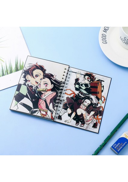 14 Iblis Avcısı Sketchbook Anime Dizüstü Programları Kırtasiye Okul Malzemeleri Sabit Kawaii Günlüğü Not Defteri Kamado Nezuko (Yurt Dışından) fırsatları