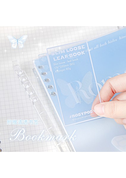 Stil 4 B5 40 Sayfalık B5 Dizüstü Kore Moda Degrade Renk Gevşek Yaprak Notapad Kawaii Scrapbooking Dergisi Öğrenci Malzemeleri (Yurt Dışından) indirimleri